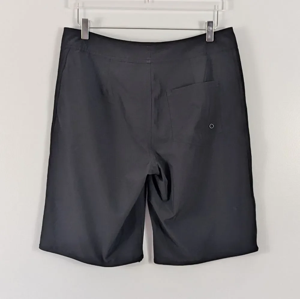 Mossimo Supply Co. Men's Swim Board Shorts 32 Black